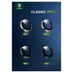 محافظ لنز دوربین گوشی موبایل گرین لاین مدل Classic Camera Lens مناسب اپل iPhone 16 Pro Max / Apple iPhone 16 Pro
