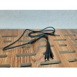 کابل تبدیل USB به microUSB  / لایتنینگ  / USB-C کاجیتل مدل 3in1 طول 1.2 متر