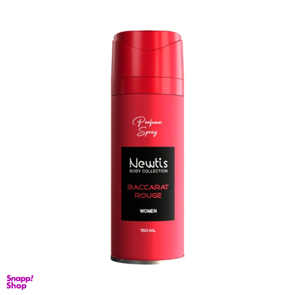 اسپری خوشبو کننده بدن زنانه نیوتیس مدل باکارات رژ حجم 150 میلی‌ لیتر