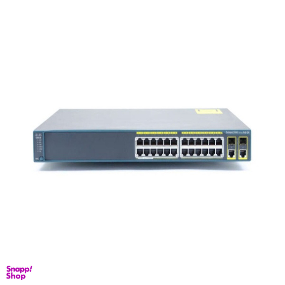 سوئیچ 24 پورت سیسکو مدل WS-C2960-24PC-L