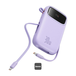 پاوربانک 30 وات بیسوس مدل QPow 2 ظرفیت 20000 میلی‌ آمپر ساعت