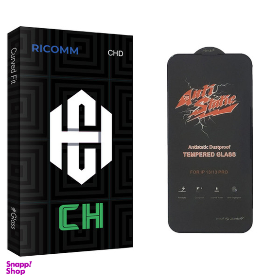 محافظ صفحه نمایش ریکام مدل CH Glass ANTI-STATIC مناسب برای گوشی موبایل اپل iPhone 13 pro