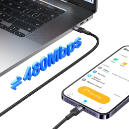 کابل تبدیل Type-C به Lightning یوسمز مدل SJ729-30W طول 1.2 متر