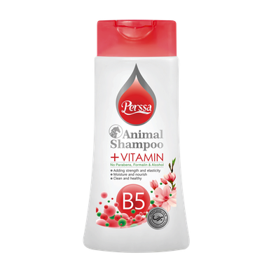 شامپو حیوانات پرسا مدل +Vitaminv حجم 250 میلی‌لیتر