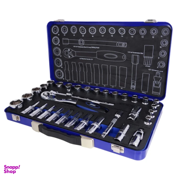 آچار بکس اپکس مدل ART-APX-TS-34P مجموعه 34 عددی