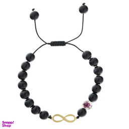 دستبند طلا 18 عیار زنانه پانسی مدل بینهایت کد D000983