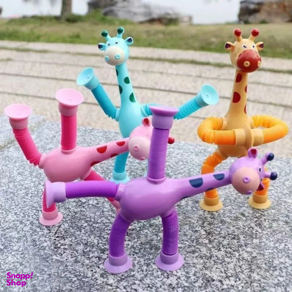 اسباب بازی عروسک چسبونک مدل زرافه