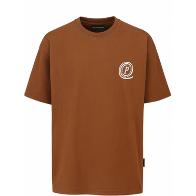 تیشرت مردانه کد 2105 رنگ قهوه‌ ای