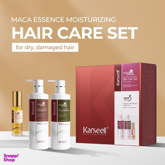 پک مراقبت از مو کارسل مدل روغن آرگان کد 003 مجموعه 3 عددی