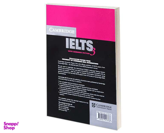 کتاب Ielts 3 اثر جمعی از نویسندگان نشر Cambridge