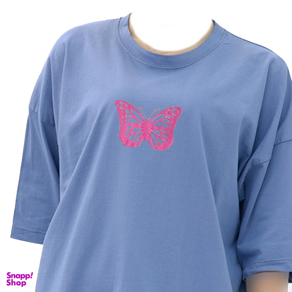 تیشرت زنانه طرح پروانه کد TTD