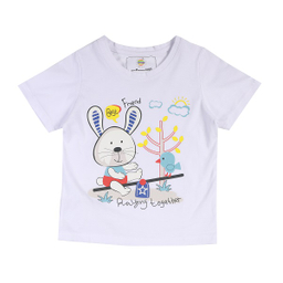 ست تیشرت و شلوارک بچگانه ترسه به نگار مدل چاپی کد 62011