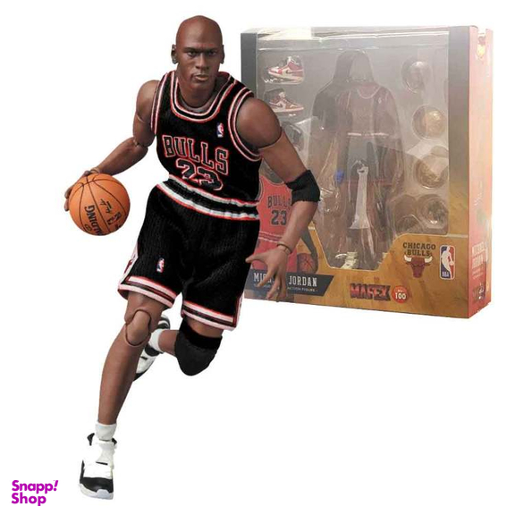 اکشن فیگور مافکس بسکتبال مایکل جردن طرح Michael Jordan Chicago Bulls Siah