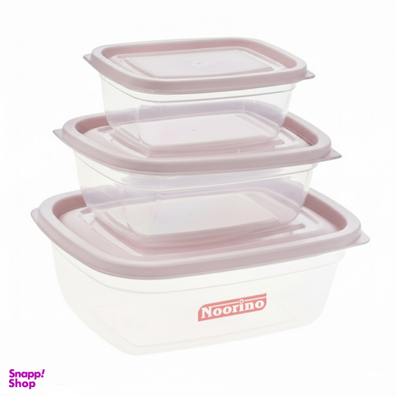 ظرف نگهدارنده نورینو مدل روژا کد 015 مجموعه 3 عددی