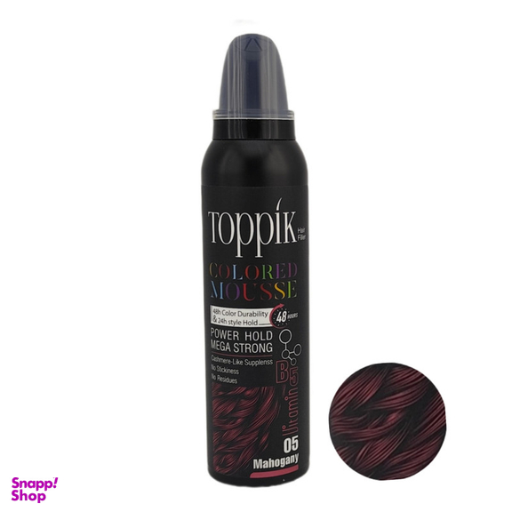 موس مو تاپیک هیر فیلر مدل 05 حجم 125 میلی لیتر رنگ ماهاگونی