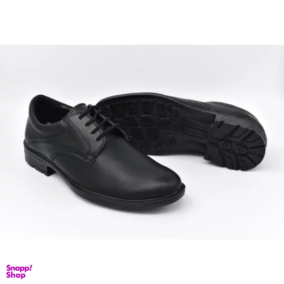 کفش رسمی مردانه شهپر مدل 1109 صافتی رنگ مشکی