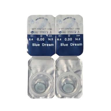 لنز چشم سالیانه نیوویژن رنگ Blue Dream شماره 14