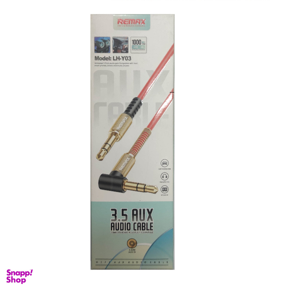 کابل صوتی Jack 3.5mm AUX ریمکس کد LX-Y03 طول 1 متر