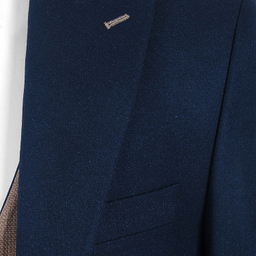 کت شلوار کمبین کج راه مدل ژیله دورو کد 1443 رنگ سرمه ای تیره