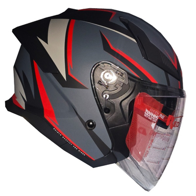 کلاه کاسکت ردلاین مدل بدون فک عینک دار کد RE_965_RD