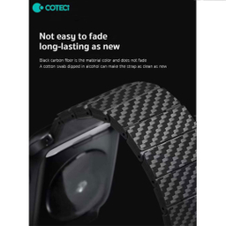 بند اپل واچ کوتتسی مدل W76 22008-BK مناسب اپل واچ سایز 42 و 44 و 45 میلی متر