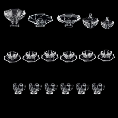 سرویس پذیرایی 25 پارچه مدل اسکوئر