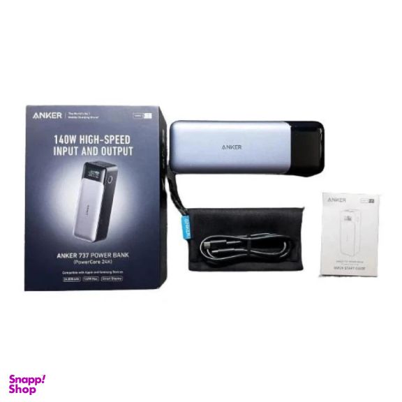 پاوربانک انکر مدل A1289011 ظرفیت 24000 میلی آمپر ساعت