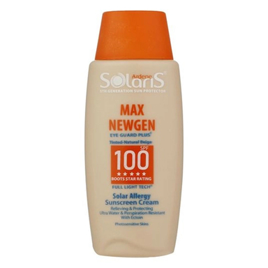 کرم ضد آفتاب رنگی آردن سولاریس SPF100 مدل Max Newgen مناسب پوست های حساس حجم 100 میلی لیتر