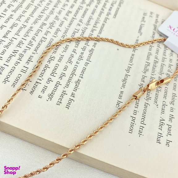 زنجیر زنانه ژوپینگ مدل طنابی کد N4296