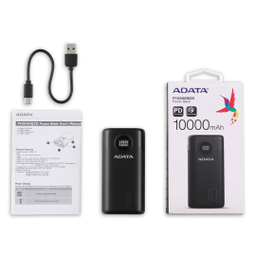 شارژر همراه ای دیتا مدل P10000QCD ظرفیت 10000 میلی آمپر ساعت