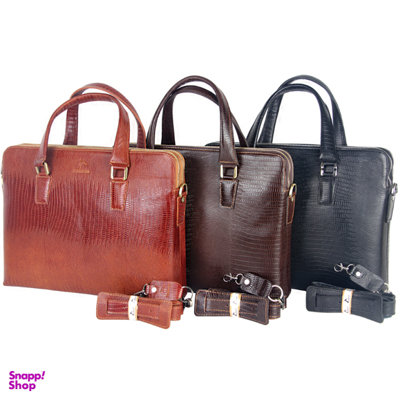 کیف اداری زنانه چرم بارز کد DZ66 LIZARD