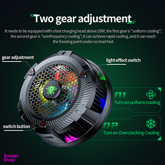 خنک کننده گوشی موبایل پلکستون مدل EX1 Pro