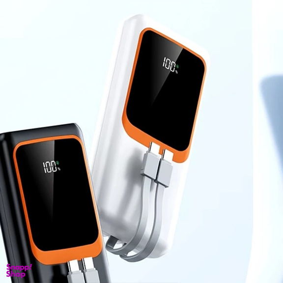پاوربانک پی زد ایکس مدل V27 Fast Charging 22.5W Cabled ظرفیت 20000 میلی آمپر ساعت