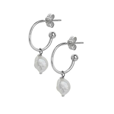 گوشواره نقره زنانه گیرا مدل Pearl کد G681