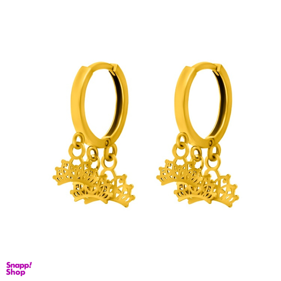 گوشواره طلا 18 عیار زنانه اقلیمه کد ET1688