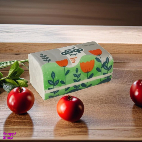 دستمال کاغذی 250 برگ موگه مدل دو لایه بسته 8 عددی