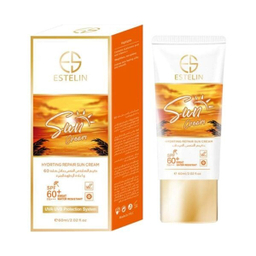 کرم ضد آفتاب استلین مدل ترمیم کننده و آبرسان spf 60 حجم 60 میلی‌ لیتر