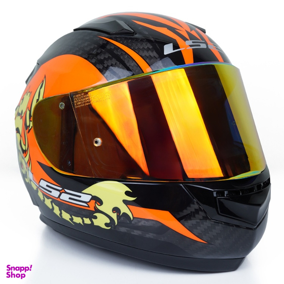 کلاه کاسکت ال اس تو مدل FF801 Scorpion Black ORG به همراه کاور