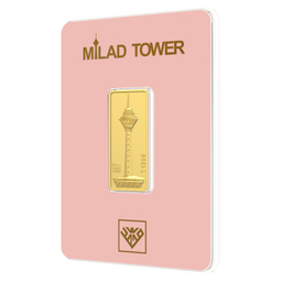 شمش طلا 18 عیار طلای محمد مدل برج میلاد کد SM500
