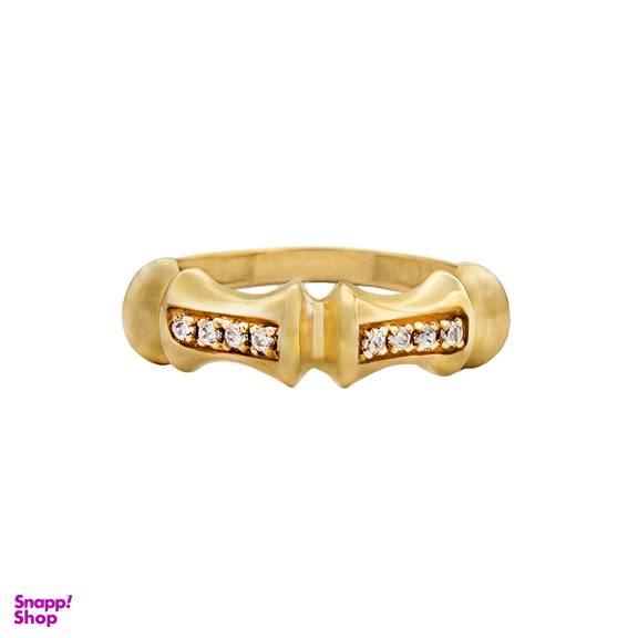 انگشتر طلا 18 عیار زنانه گلد گالری لیبرا مدل بامبو سایز 56