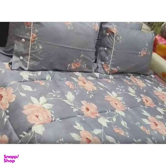 ست 4 تکه لحاف دونفره رزین تاژ ملرز طرح Isabel