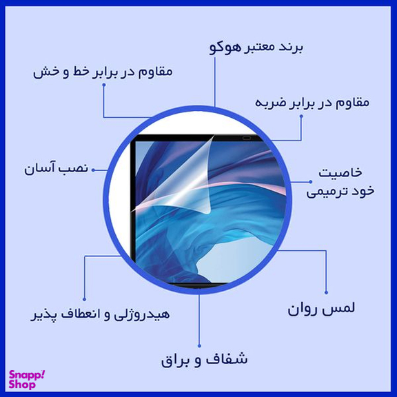 محافظ صفحه نمایش شفاف هوکو مدل Hygel مناسب برای لپ تاپ هوآوی MateBook D 15 2021