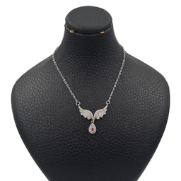 گردنبند زنانه طرح سواروسکی مدل بال کد swar1