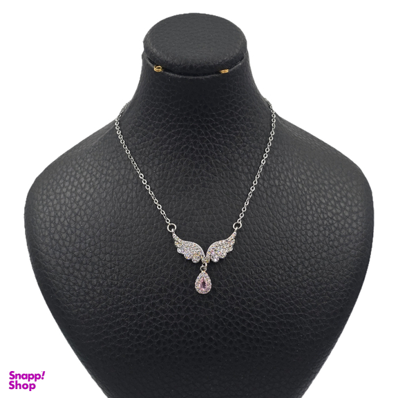 گردنبند زنانه طرح سواروسکی مدل بال کد swar1