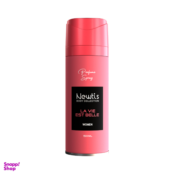 اسپری خوشبو کننده بدن زنانه نیوتیس مدل لاویه بل حجم 150 میلی‌ لیتر