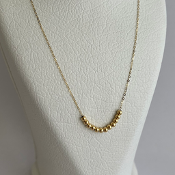 گردنبند طلا 18 عیار زنانه مدل توپی کد 00271
