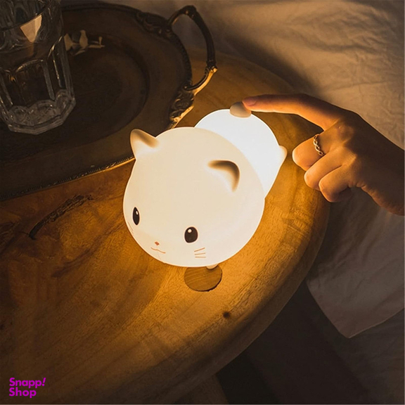چراغ خواب کودک طرح بچه گربه کد L17