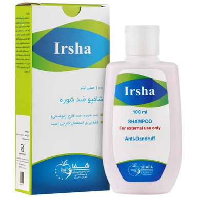 شامپو ایرشا مدل ضد شوره و ضد قارچ حجم 100 میلی لیتر