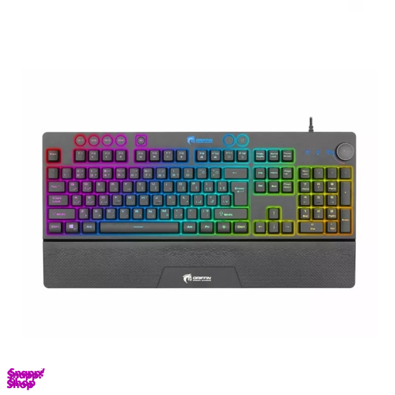 کیبورد باسیم مخصوص بازی گرین مدل GK703-RGB