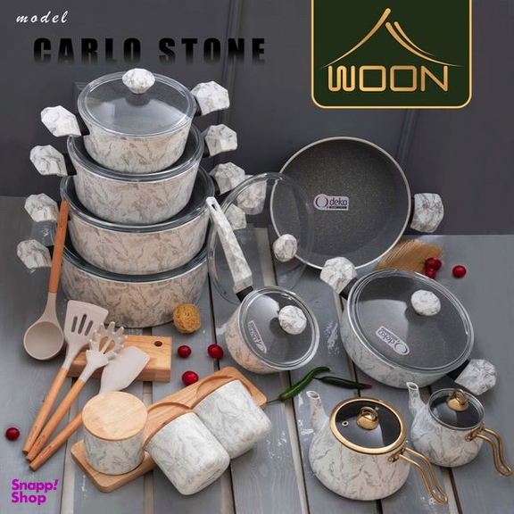 سرویس پخت و پز 26 پارچه وون طرح Carlo Stone
